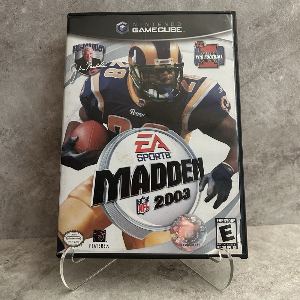 NINTENDO Gamecube Madden 2003 NFL EA Sports TESTED No Manual L